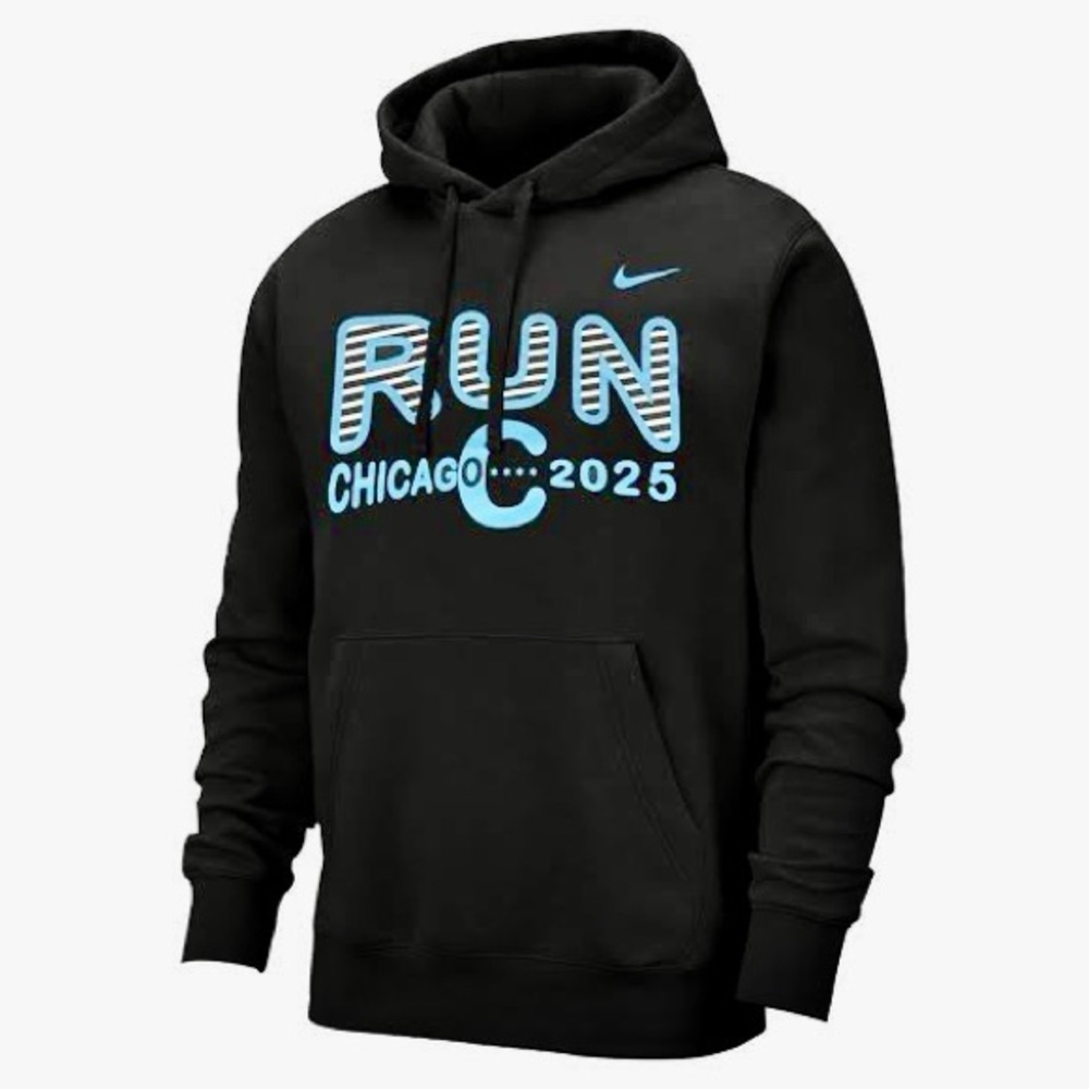 Nike Black Chicago Marathon 2025 Hoodie M